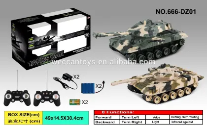Wholesale rc toys tanks /colorful fight tanks/mid rc controlled tanks