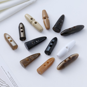 Boutons de corne de résine de style vintage pour pulls et manteaux à la mode - Vente chaude