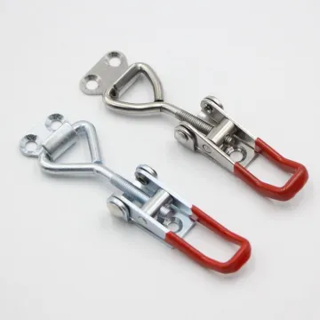 Quick Release Zinc Plated Adjustable Toggle Latch with Lock Eye