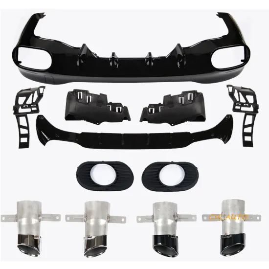 W118 Diffuser Upgrade CLA35 Rear Bumper Diffuser with Exhaust Pipe for Mercedes-Benz CLA Class 2019-2020