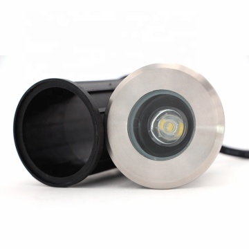 IP67 เส้นผ่านศูนย์กลางเล็ก ๆ LED โคมไฟเต้านมแบบฝังตัว 1W สำหรับสวน
