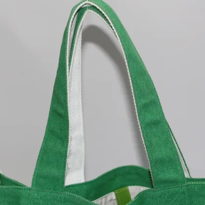 The Green Canvas Handbag