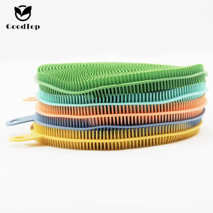 Silicone Dishwashing Brush Kitchen Household Cleaning Brush