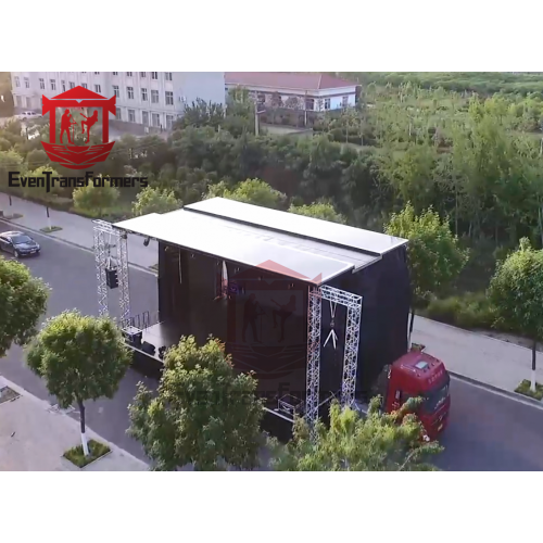 Trailer di concerti mobile stage