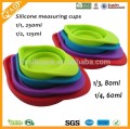 Praktis Colorful Lipat Novelty Silicone Gelas Ukur