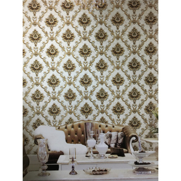 damask pvc Wallpaper for Home Wall Paper Decoration