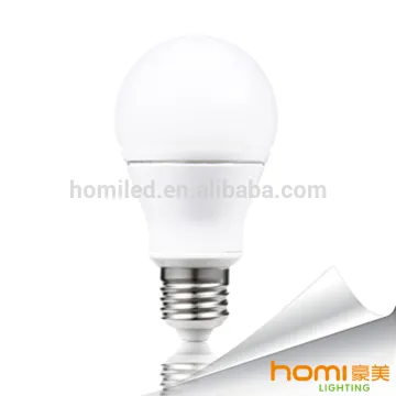 7W E27 aluminum bulb with white body, 90lm/w, IC driver 2 year warranty, smd2835 LED bulb