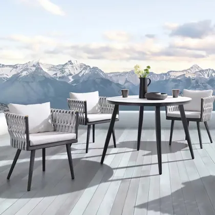Outdoor Fuiniture Leisure Table And Chair Combination
