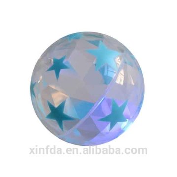 2016 hot-sale diamond surface TPU crazy led air bouncy ball