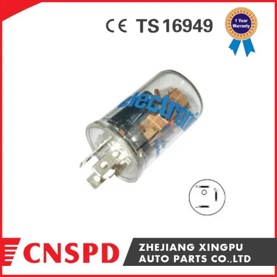 12V 24V 20A 3 pin long transparent auto electronic flasher relay