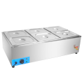 Stainless steel commercial electric bain marie