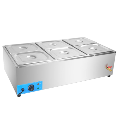 Bain marie électrique professionnel en acier inoxydable