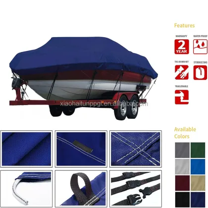 Little Dolphin Heavy Duty Waterproof Canvas Boat Cover