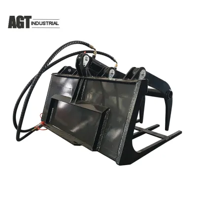 Mini Multi-Functional Skid Steer Loader Wood Grabber - New Forestry Machinery
