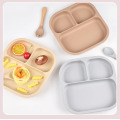 Plăci de aspirație pătrate din silicon ecologice pentru sugari