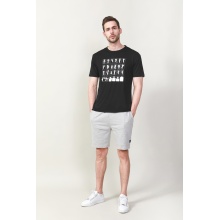 men's print cotton short sleeve T shirt