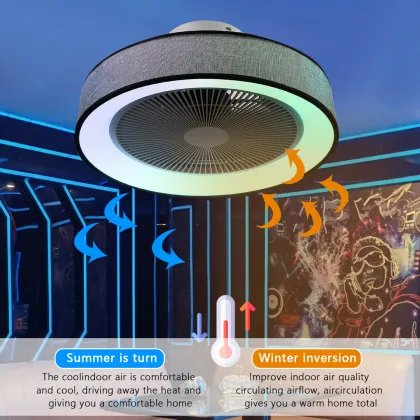 SLYNN Modern Designer Luxury Ceiling Fan Light with Remote Control