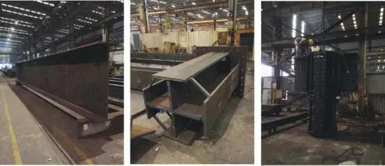 Structural heavy steel construction building