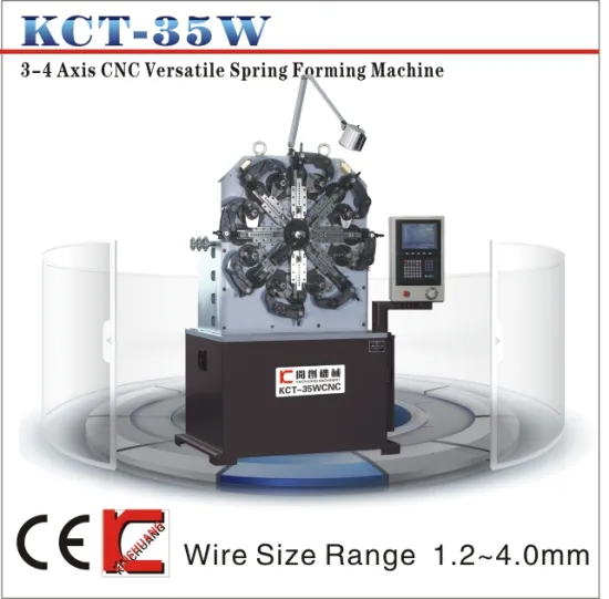 Kct-35W CNC Wire Forming/ Making Machine&Versatile Tension/Torsion Spring Machine