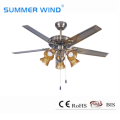 Retro Bronze 42/48/52 Inch Ceiling Fan with Light