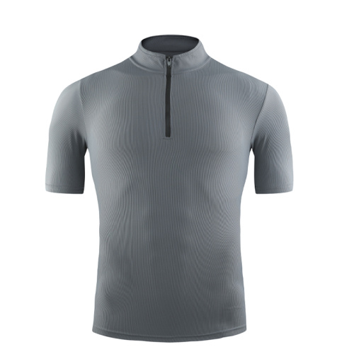 Summer Men'S Nylon Equestrian Short Sleeve Base Layer