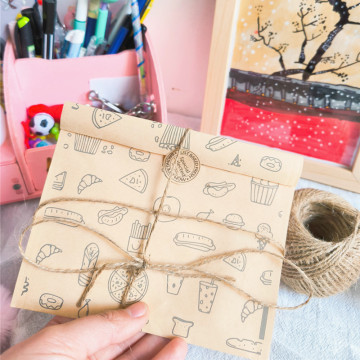 Gift paper packaging bags