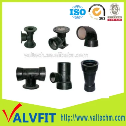 water wastwater industry pipe connection accessories Ductile Iron Flange Socket Pipe Fittings