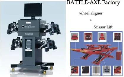 wheel aligner machine