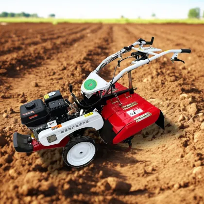 New Micro-tiller 2-Wheel Agricultural Machinery: Ridge Support Ditching Cultivator