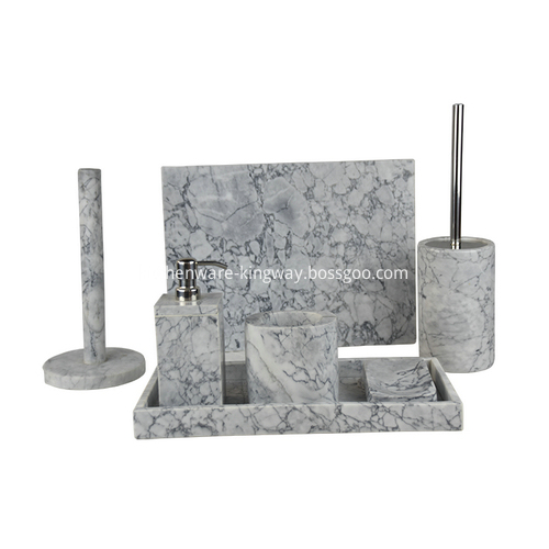 Grey Marble Bathware Set