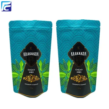 Custom printed aluminum foil coffee bean bags