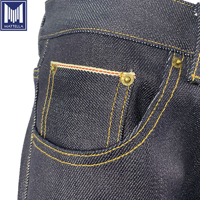 Oem Customized Available Japanese Selvedge Denim Brass Copper Rivets Buttons Leather Patch Denim Jeans Jackets Accessories5