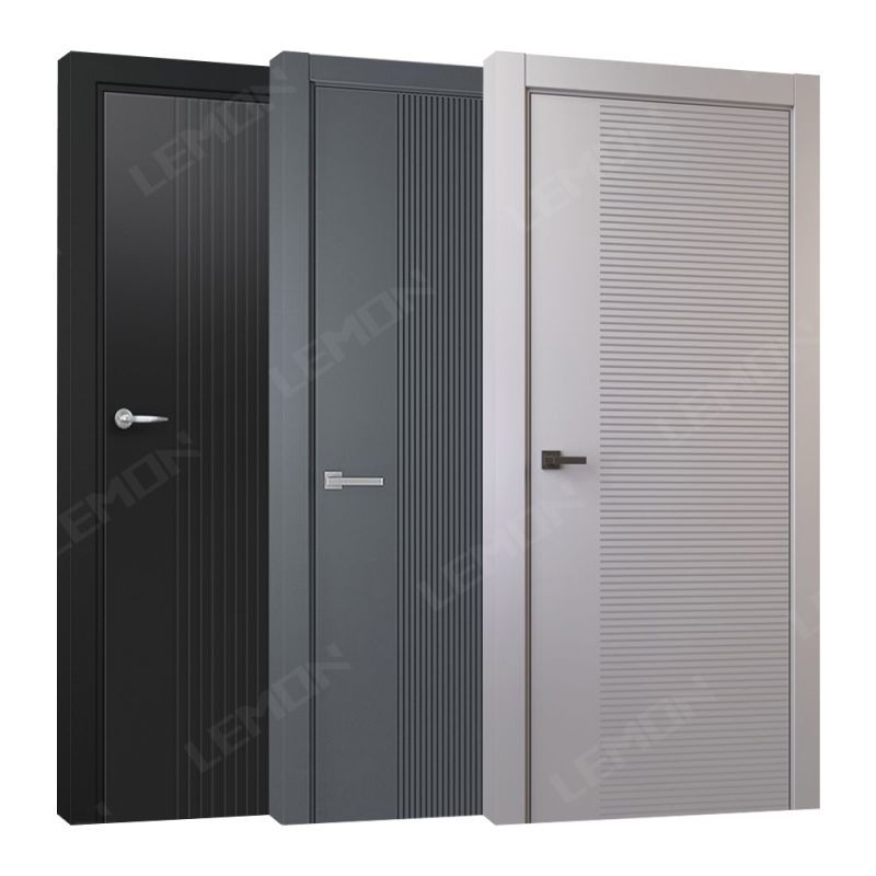 Soundproof House Interior Wooden Doors For Bedroom