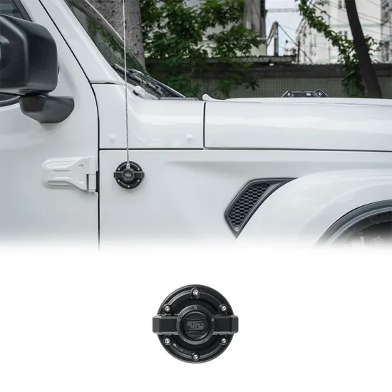 Offroad Aluminum Antenna Base Cover for Jeep Wrangler JL - FURY 2018+