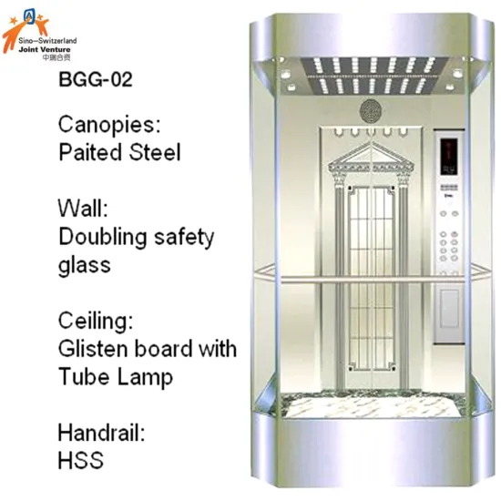 Glass Passenger Elevator Sightseeing Elevator