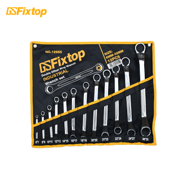 High Quality 12pcs Double Torx Wrench Set - Matte Concave Rib CRV Material
