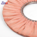 Red processing oblique cutting cloth wheel polishing