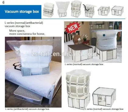 Storage organizer kit storage box vacuum storage box