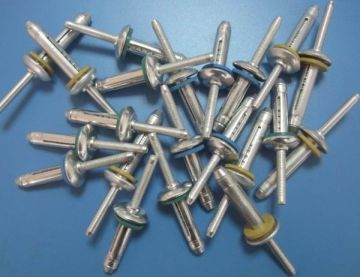 Waterproof Dome Head Aluminum Blind Rivets Gesipa , Bulb-tite Rivet For Metal Buildings