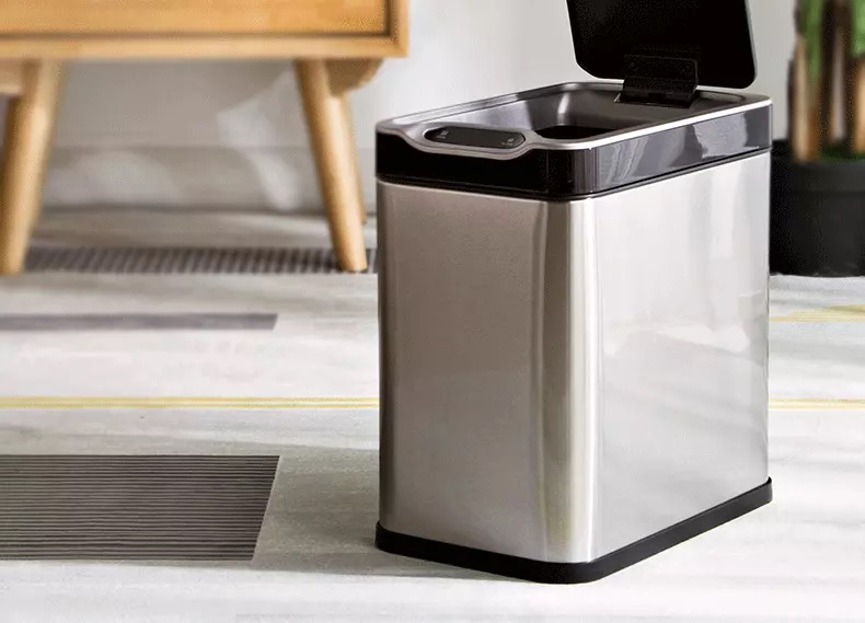 Sensor Trash Can Dustbin Wastebin for Bathroom