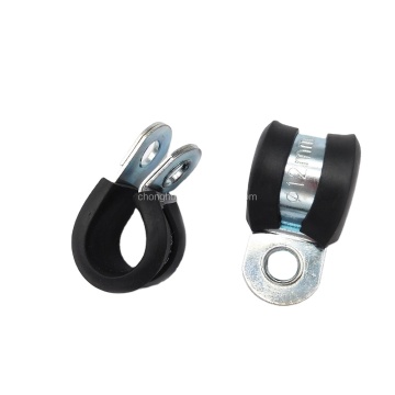 8mm P -Rohrklemme: Gummi ausgekleidet, Zinkschlauchschlauchklemme mit Zinkplattentafel
