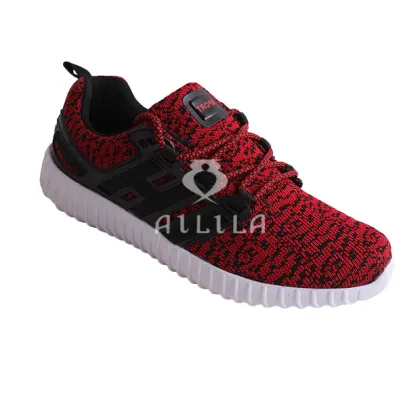 Casual knit children runnig shoes