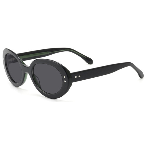 Oval Acetate Sunglasses Women