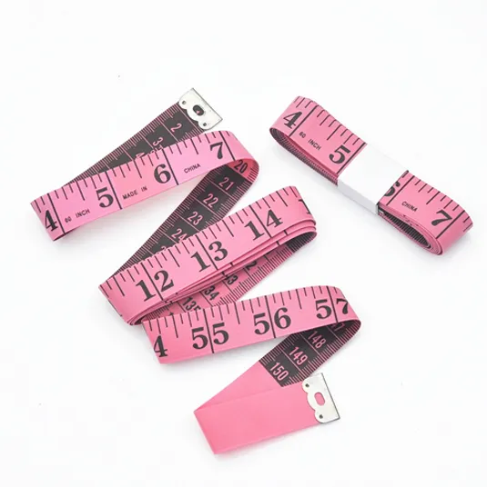 60" Pink Tape Measure for Clothing