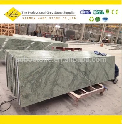Prefab Costa Esmeralda Granite Green Granite Countertop