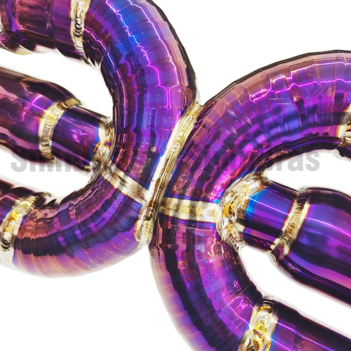 Burnet Purple Lamborghini Gallardo 04–08 F1 Spec Ti X-Pipe Auspuff mit Ventilen