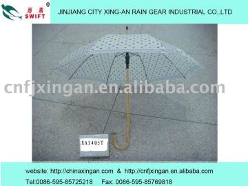 crook wooden umbrella