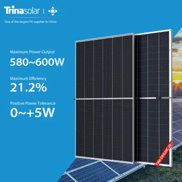 Trina Solar Vertex S DEG20C.20 580W Mono PV Module with Black Frame - 600W Panel