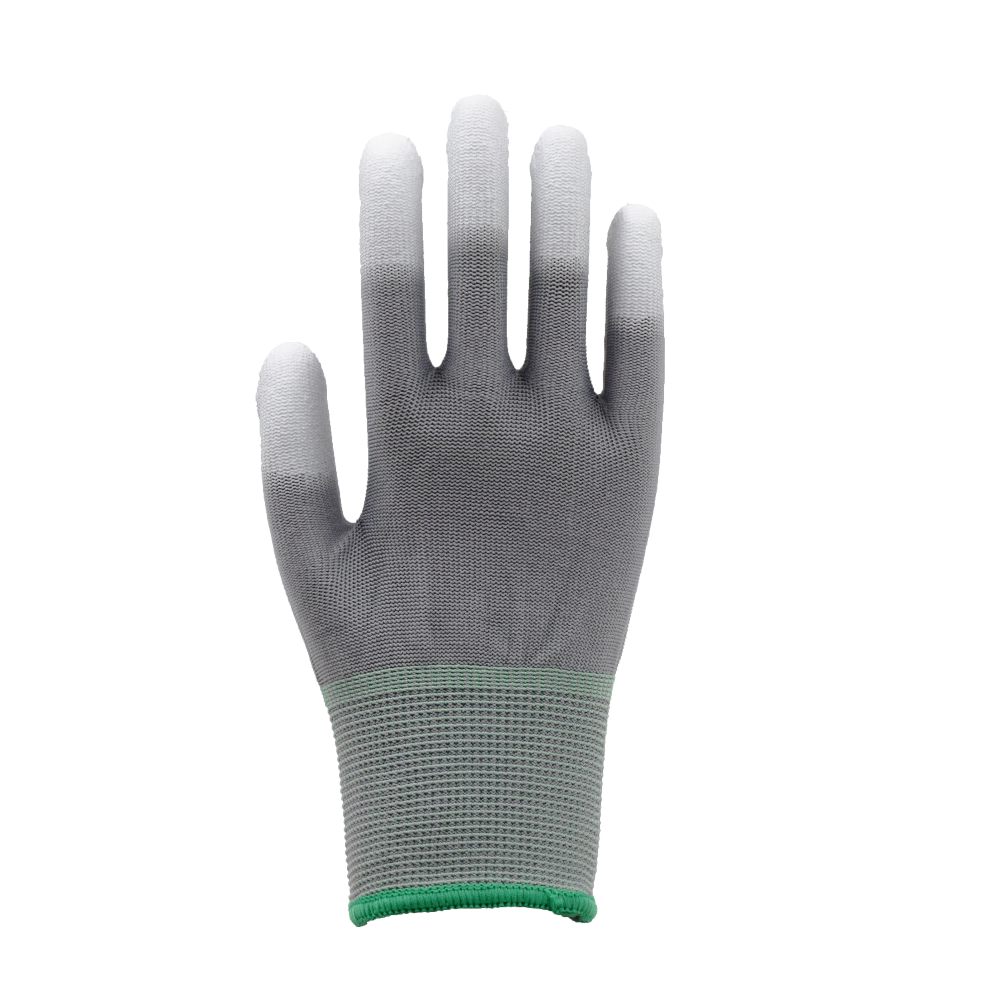 Thirteen pin nylon pu coated finger gloves