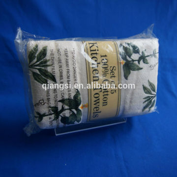 China supplier absorbency cotton kitchen towel